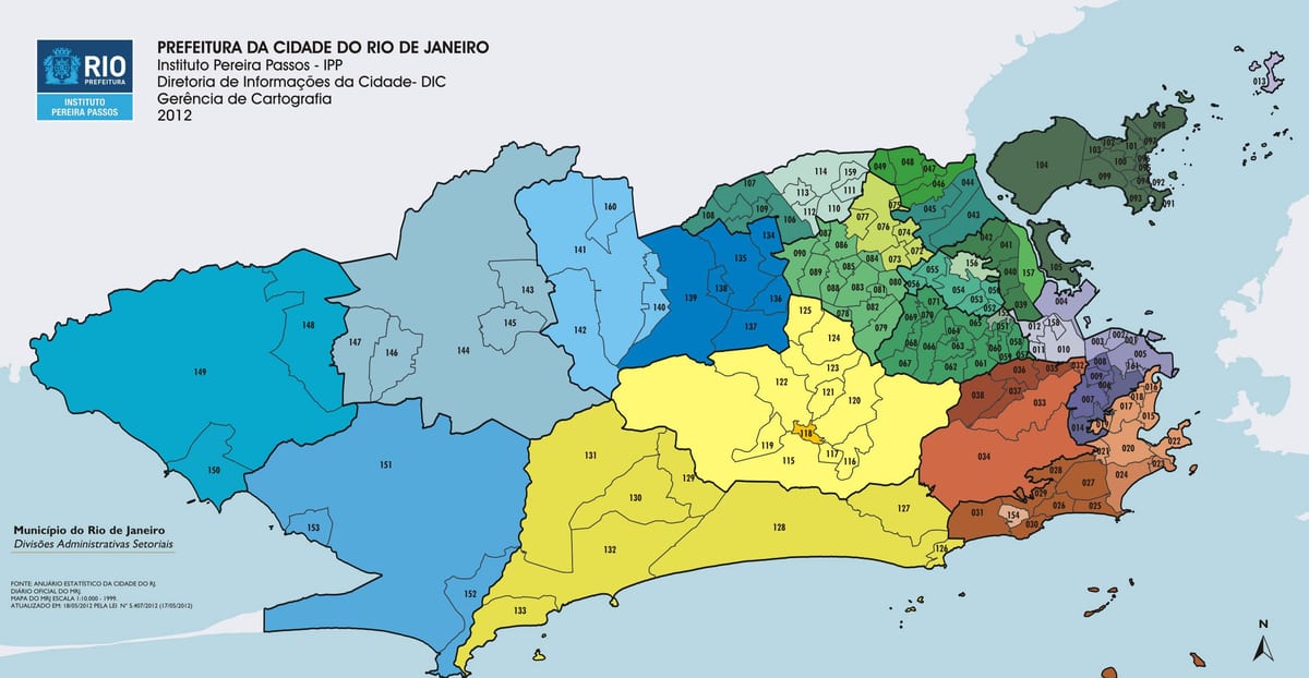Rio de Janeiro 구 맵