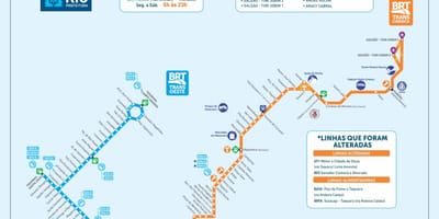 Rio brt 지도